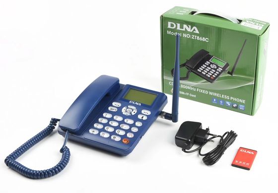Αγορά CDMA 800MHz καθόρισε το ασύρματο τηλέφωνο DLNA ZT868C γραμμών εδάφους τηλεφωνικών 1000mAh μπαταριών CDMA online manufacture
